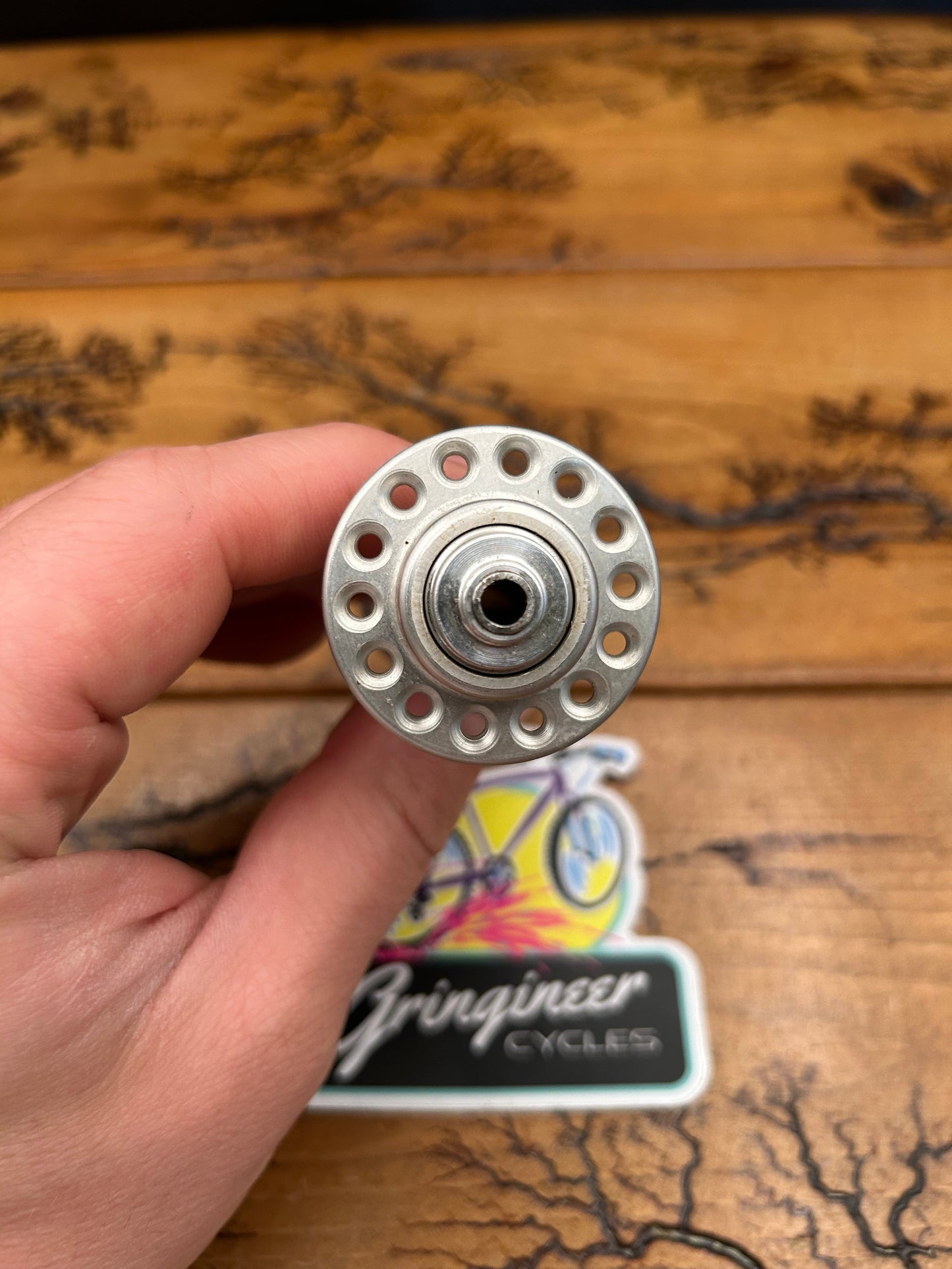 Hi-E Purple 28 Hole QR Front Hub