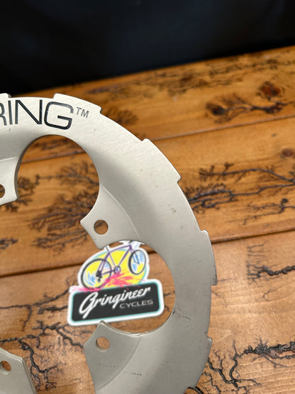 Girvin Rock Ring 5 Bolt 110 BCD Silver Bash Guard