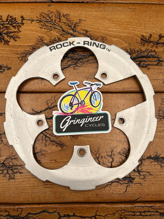 Girvin Rock Ring Silver 5 Bolt 110 BCD Bash Guard