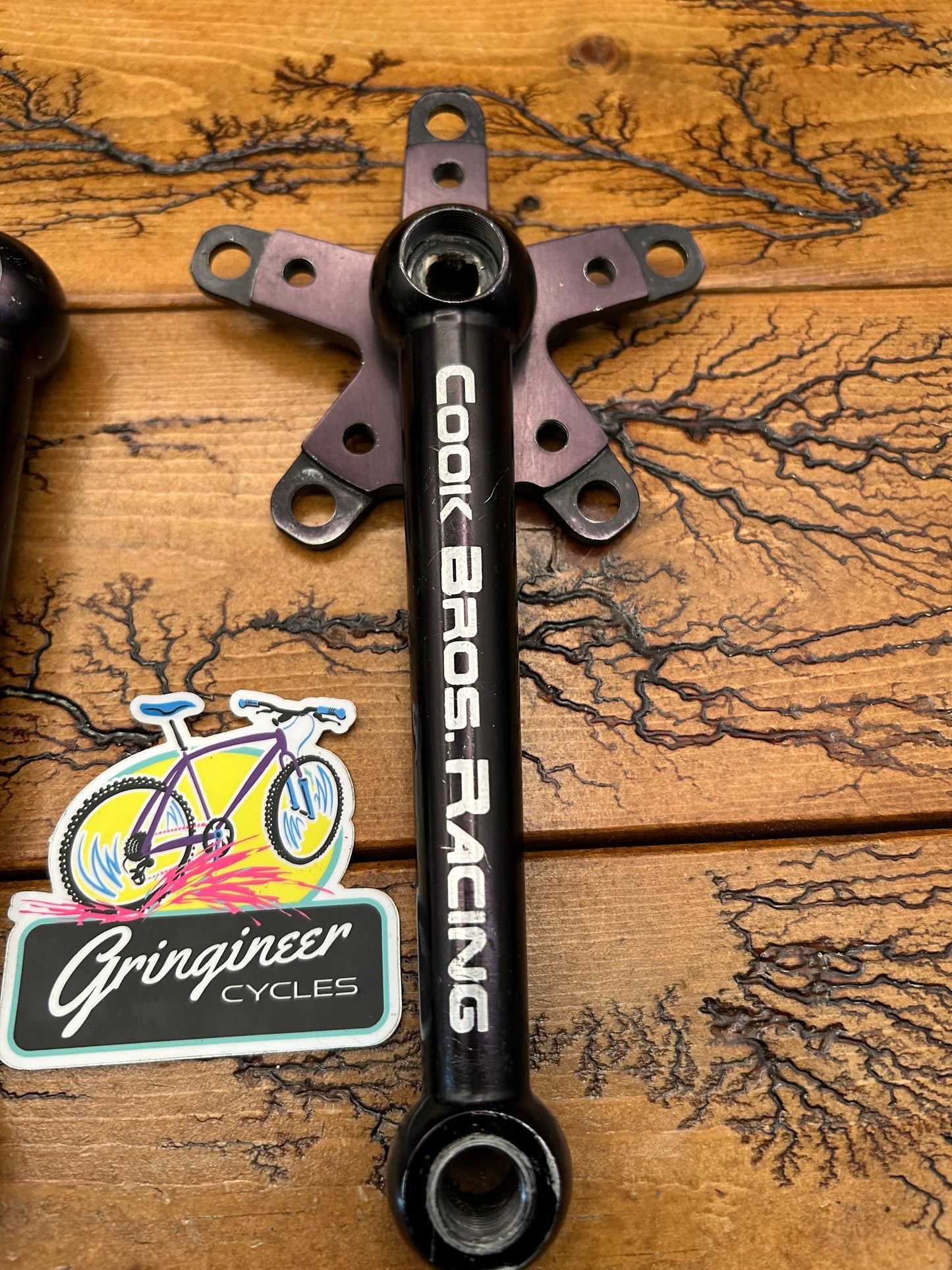 Cook Bros. Racing CBR Triple 110/74 BCD 176mm Black Crankset