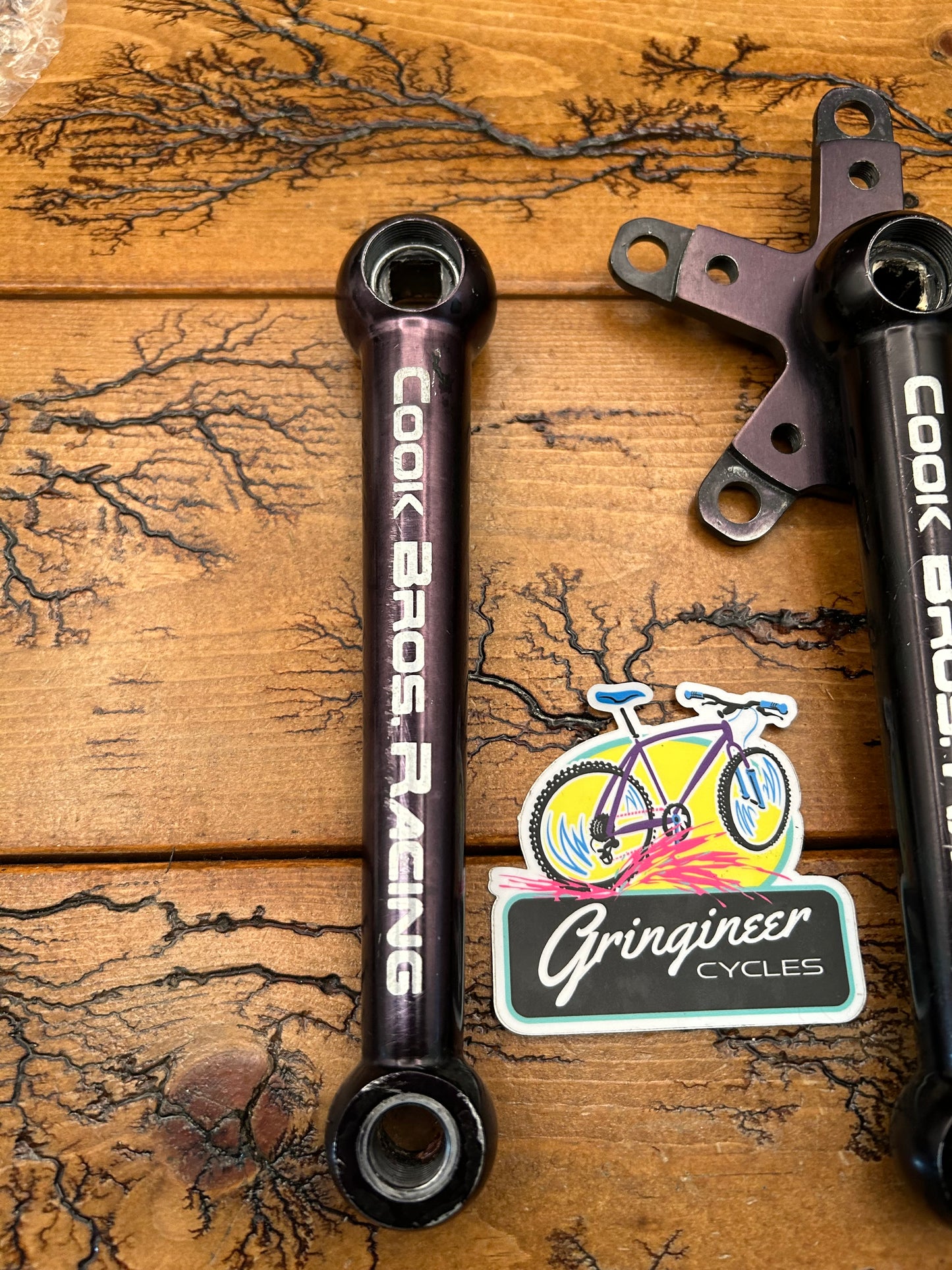 Cook Bros. Racing CBR Triple 110/74 BCD 176mm Black Crankset