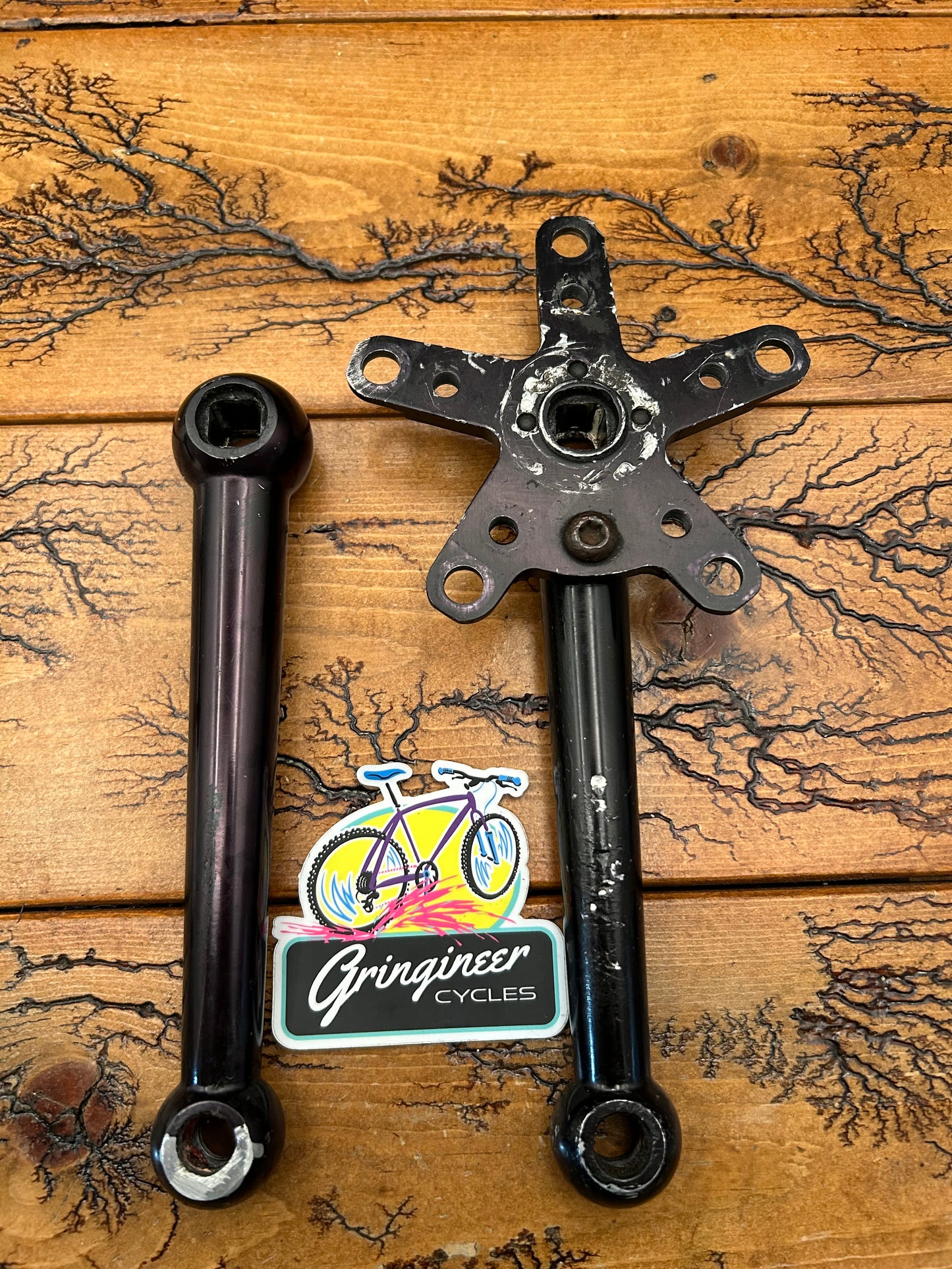 Cook Bros. Racing CBR Triple 110/74 BCD 176mm Black Crankset
