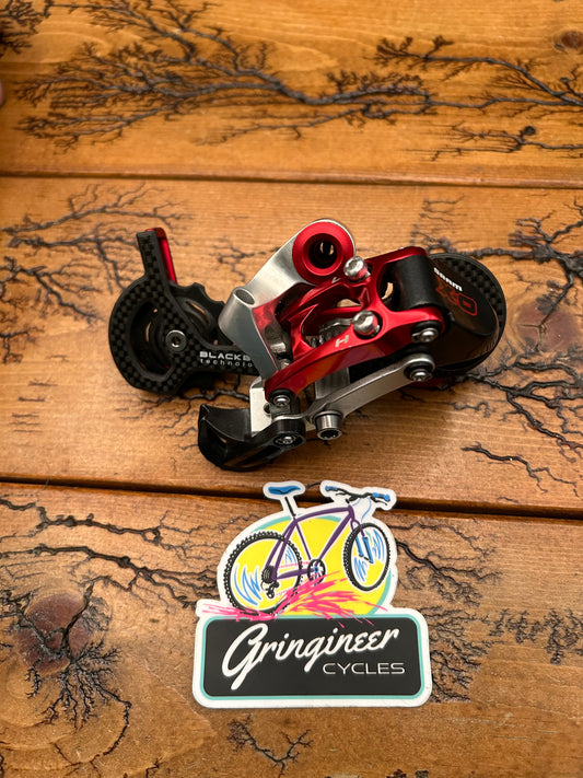 SRAM X-0 Blackbox Red Anodized 9 Speed Rear Derailleur