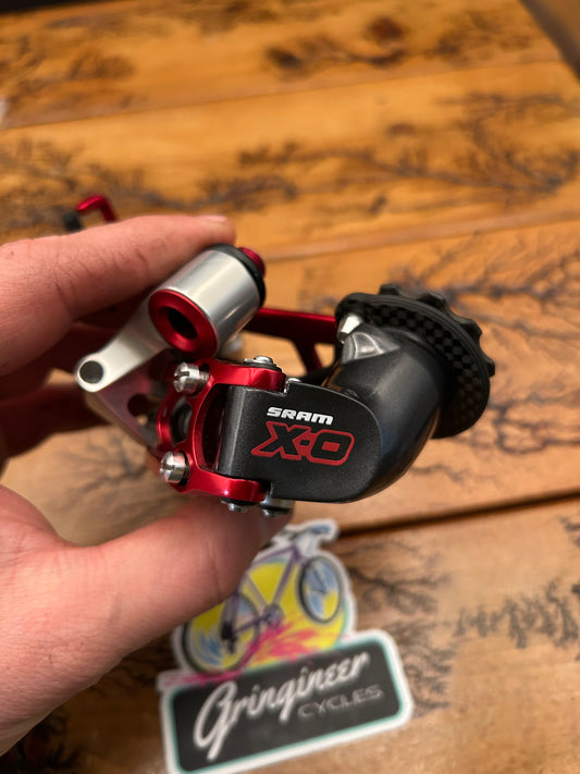 SRAM X-0 Blackbox Red Anodized 9 Speed Rear Derailleur