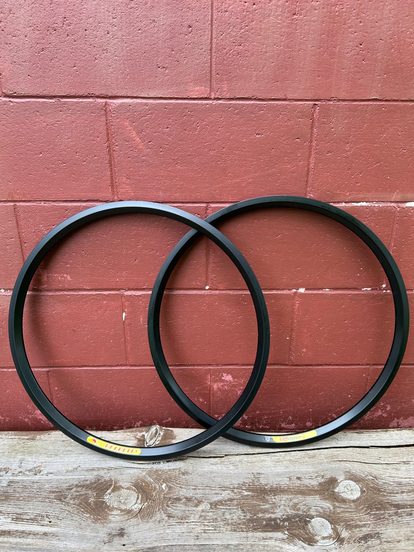 Velocity Cliffhanger Black 36 Hole Disc Brake 26" Rims New