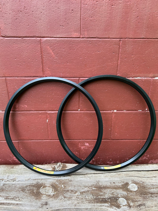 Velocity Cliffhanger Black 36 Hole Disc Brake 26" Rims New