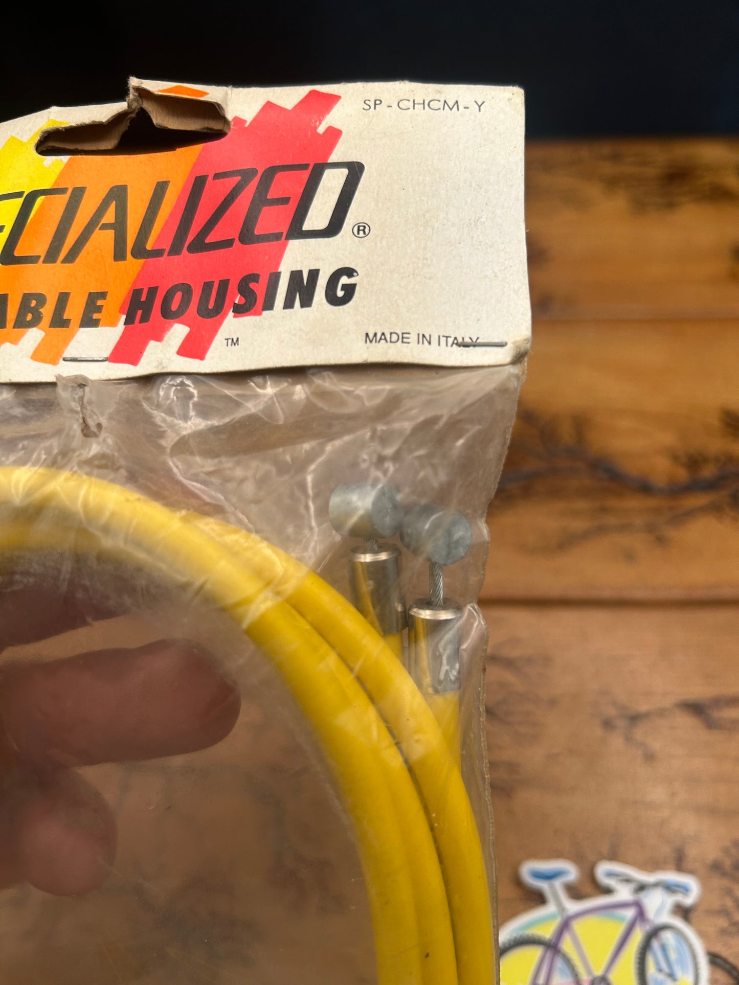 Specialized ATB Oversized Yellow Brake Cable Housing and Cables NOS