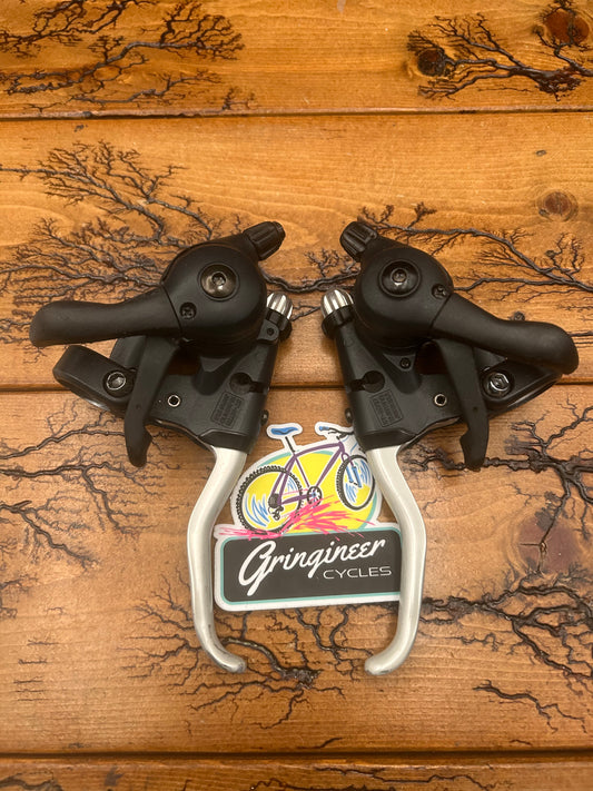 Shimano Deore XT ST-M738 3x8 Shifter Brake Lever Set