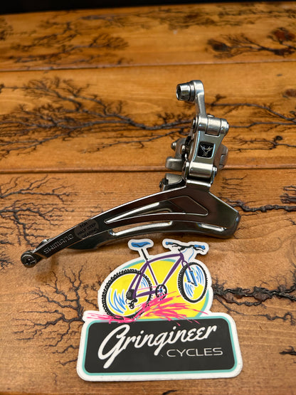 Shimano Deore XT Deerhead FD-M700 Bottom Pull Front Derailleur VG