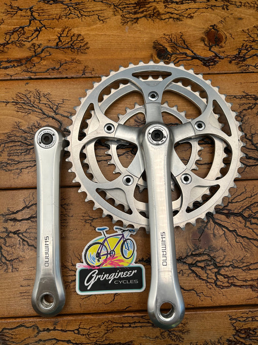 Shimano 600EX M700 FC-6206 170mm 50/42/28 Crankset
