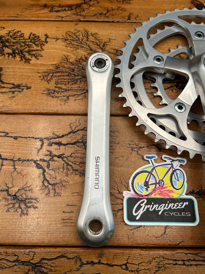 Shimano 600EX M700 FC-6206 170mm 50/42/28 Crankset