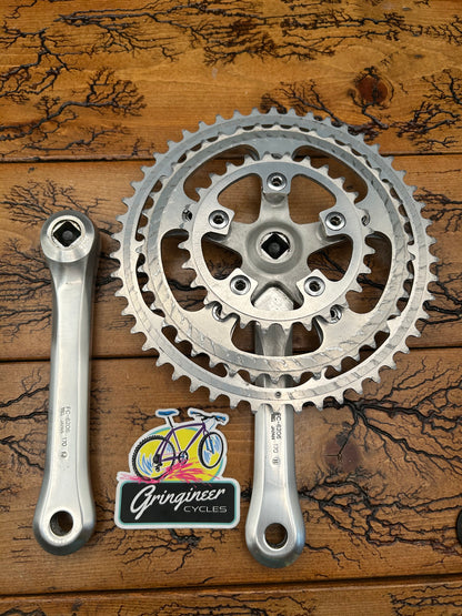 Shimano 600EX M700 FC-6206 170mm 50/42/28 Crankset