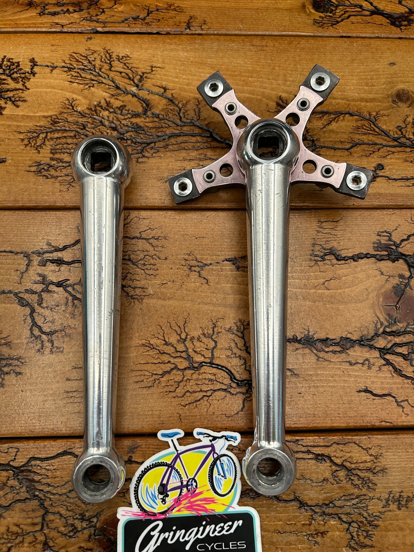 Cook Bros. Racing RSR Triple 110/74 BCD 176mm Silver Crankset