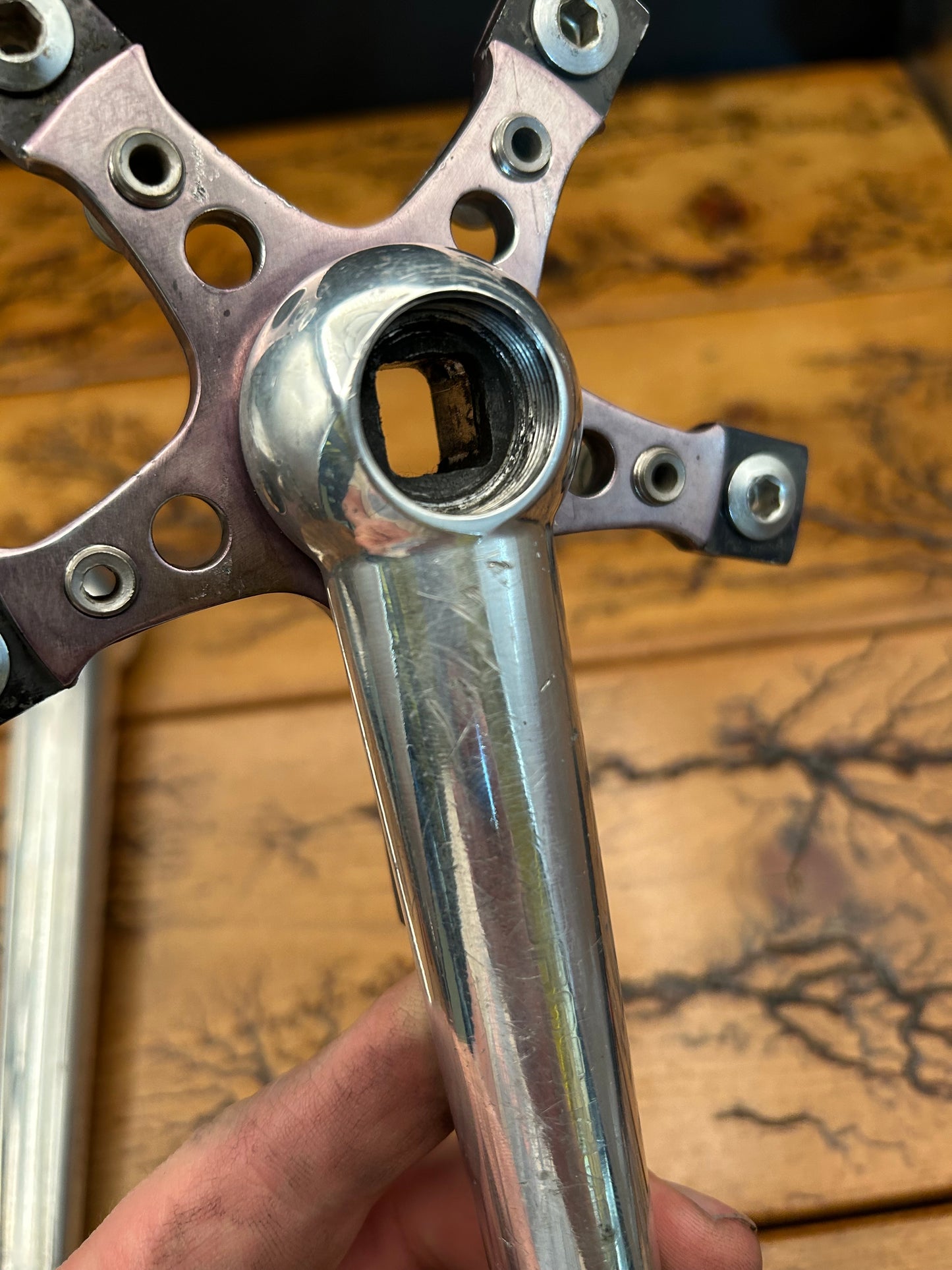 Cook Bros. Racing RSR Triple 110/74 BCD 176mm Silver Crankset