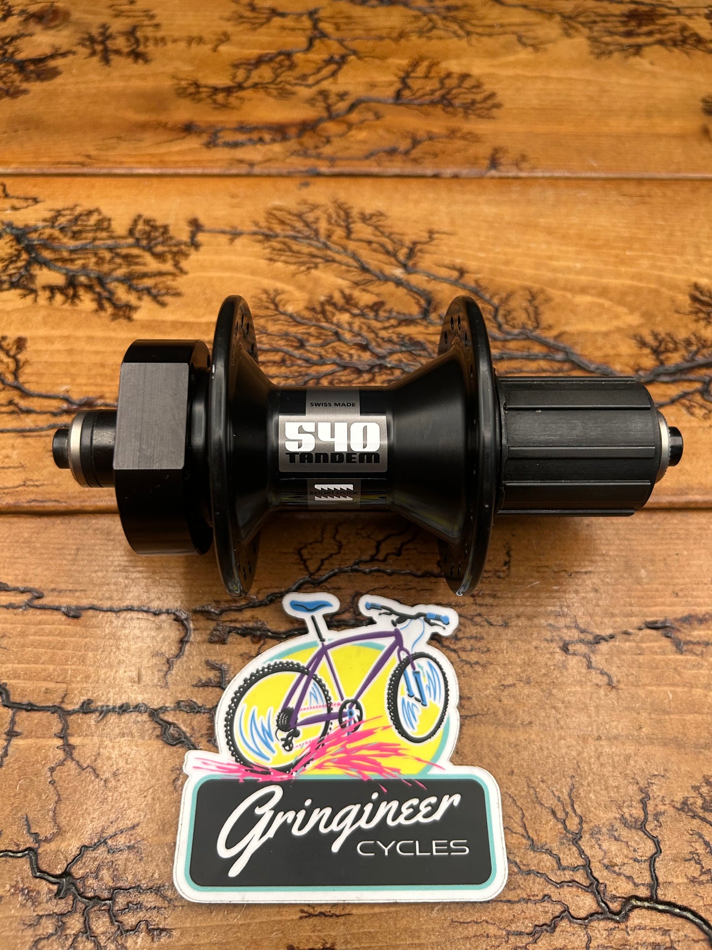 DT Swiss 540 Tandem 36 Hole 140mm QR 6 Bolt Disc Rear Hub NOS