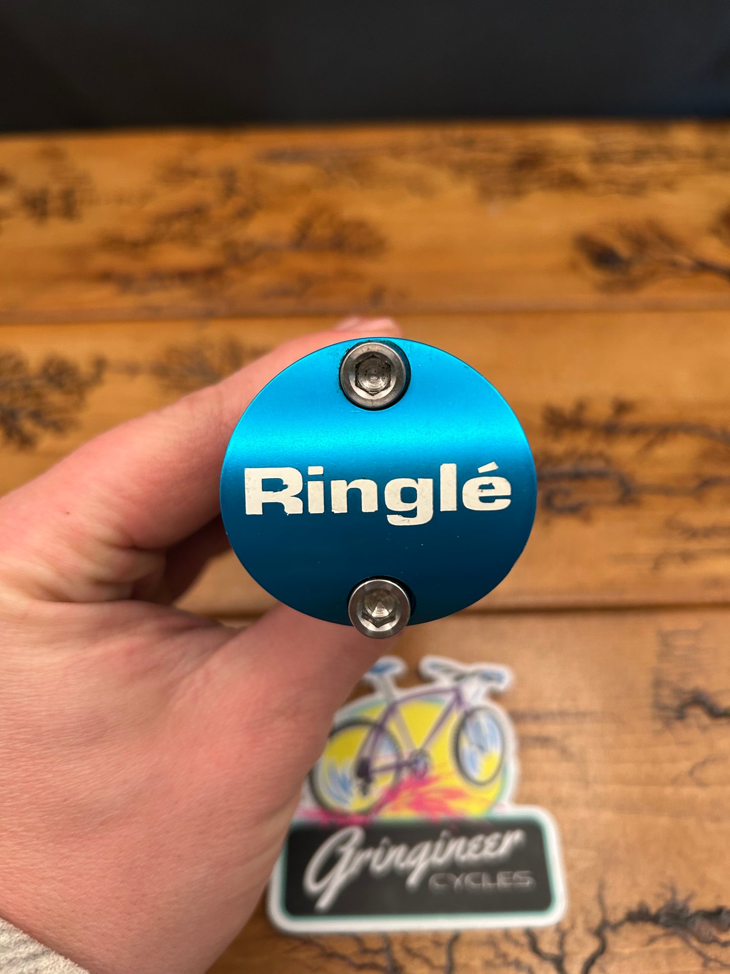 Ringle Zooka 130mm 1 1/8 Inch 25.4mm Turquoise Threadless Stem