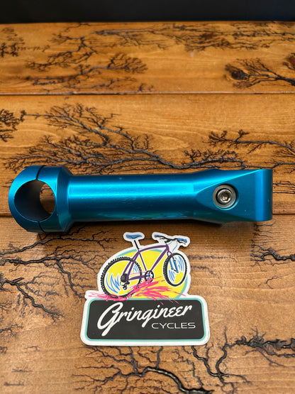Ringle Zooka 130mm 1 1/8 Inch 25.4mm Turquoise Threadless Stem
