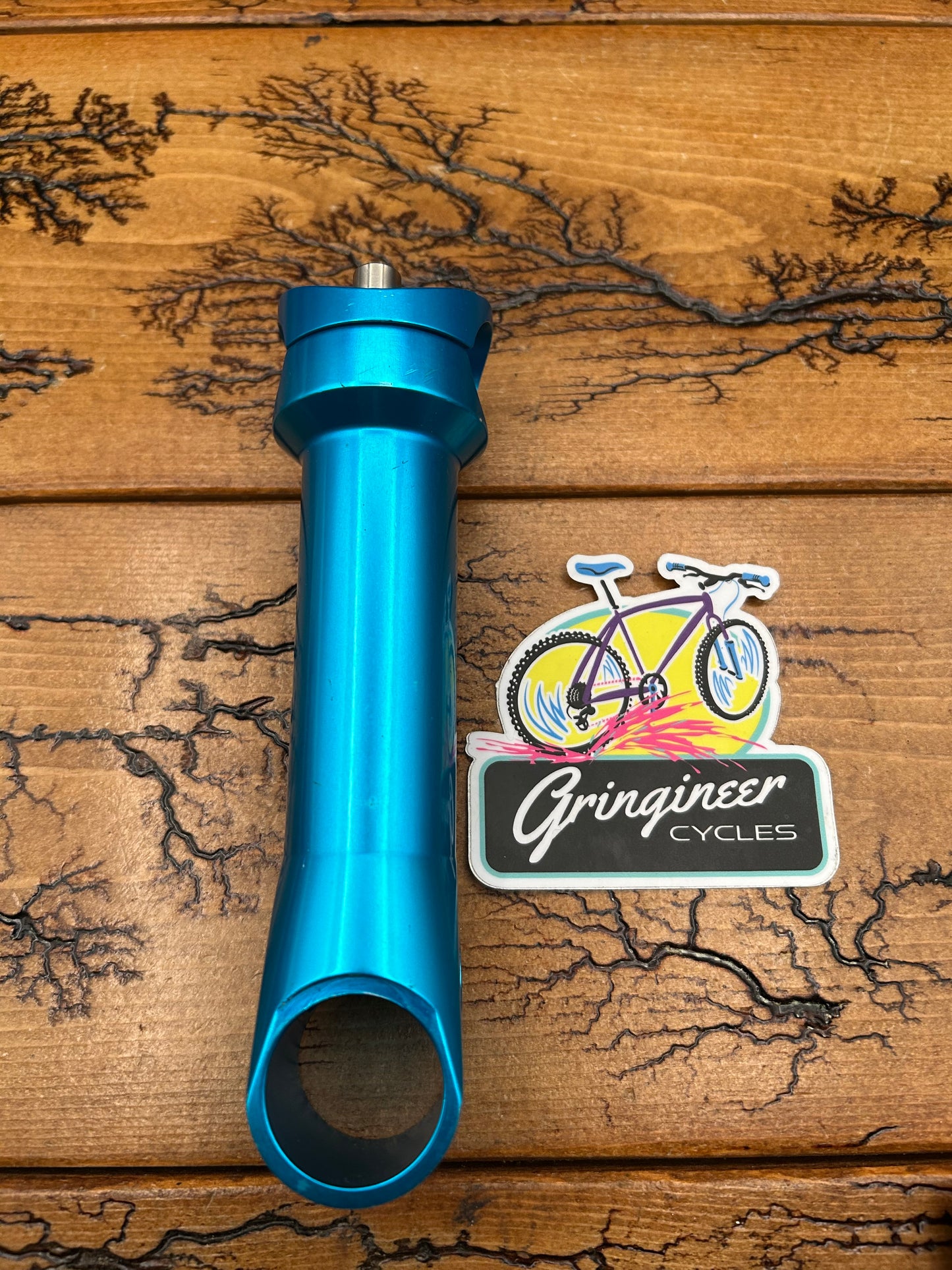 Ringle Zooka 130mm 1 1/8 Inch 25.4mm Turquoise Threadless Stem