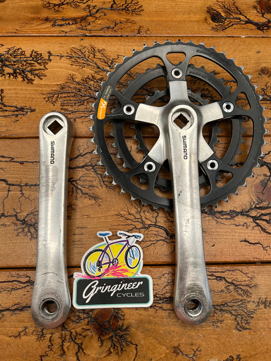 Shimano Deore XT FC-M730 Black Chainrings 46/36/24 175mm Crankset