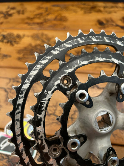 Shimano Deore XT FC-M730 Black Chainrings 46/36/24 175mm Crankset