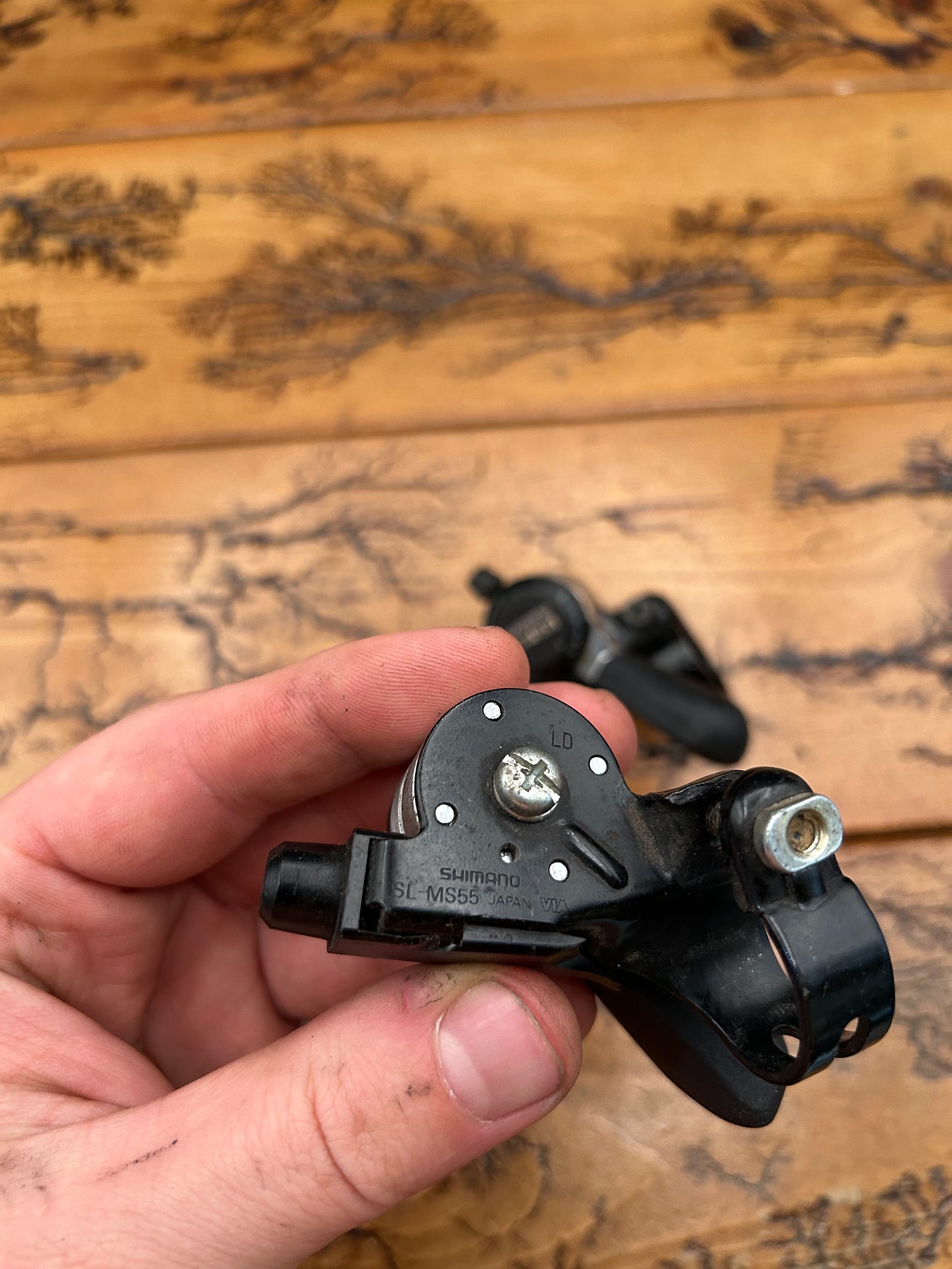 Shimano SL-MS55 3x6 Speed Thumb Shifters