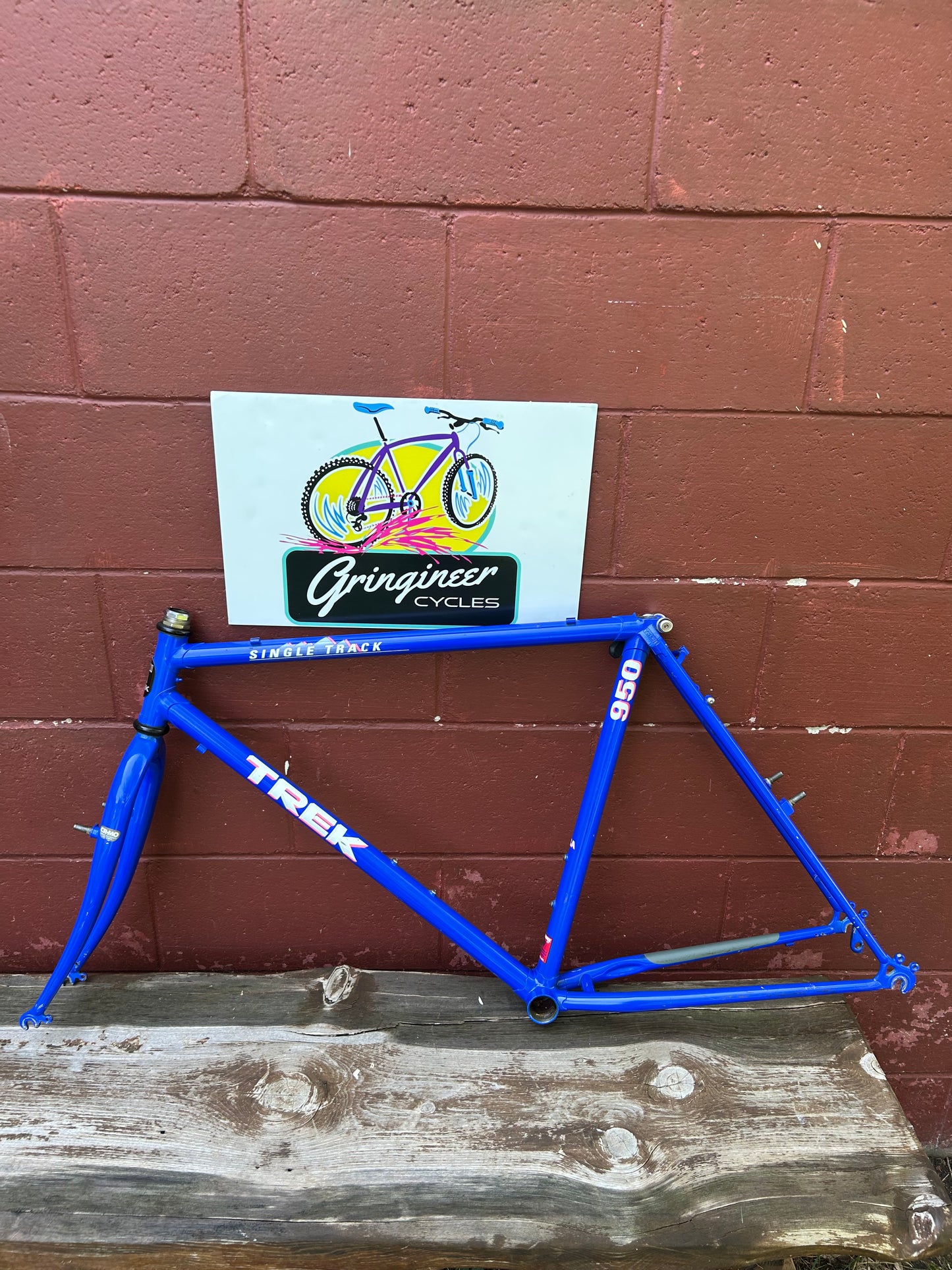 1989 20" Trek 950 Single Track Frameset