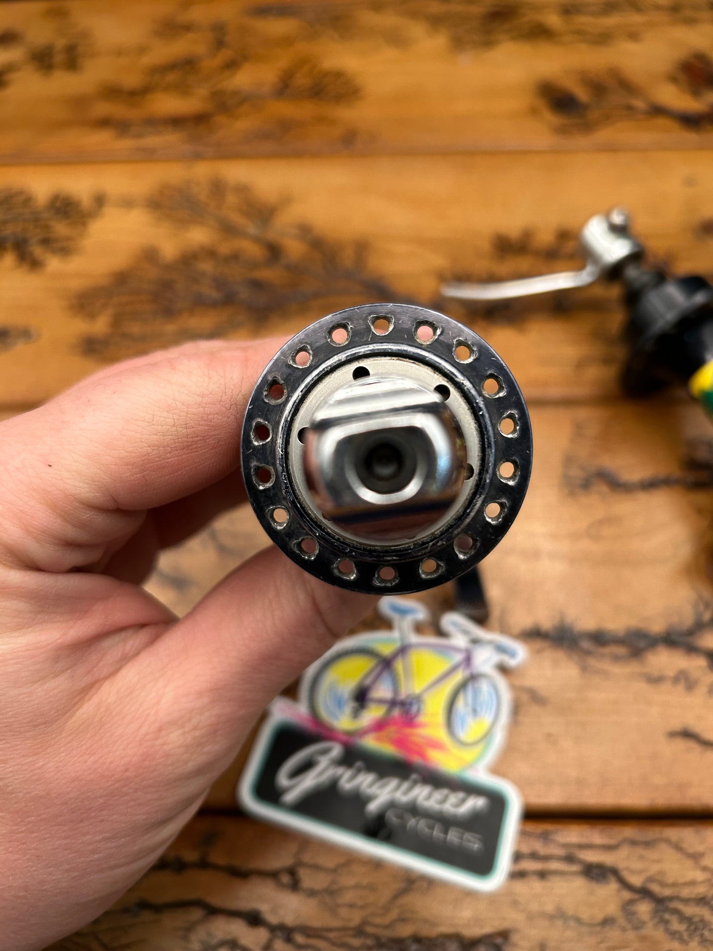 Mavic Paris Gao Dakar Black 36 Hole Hub Set With Skewers