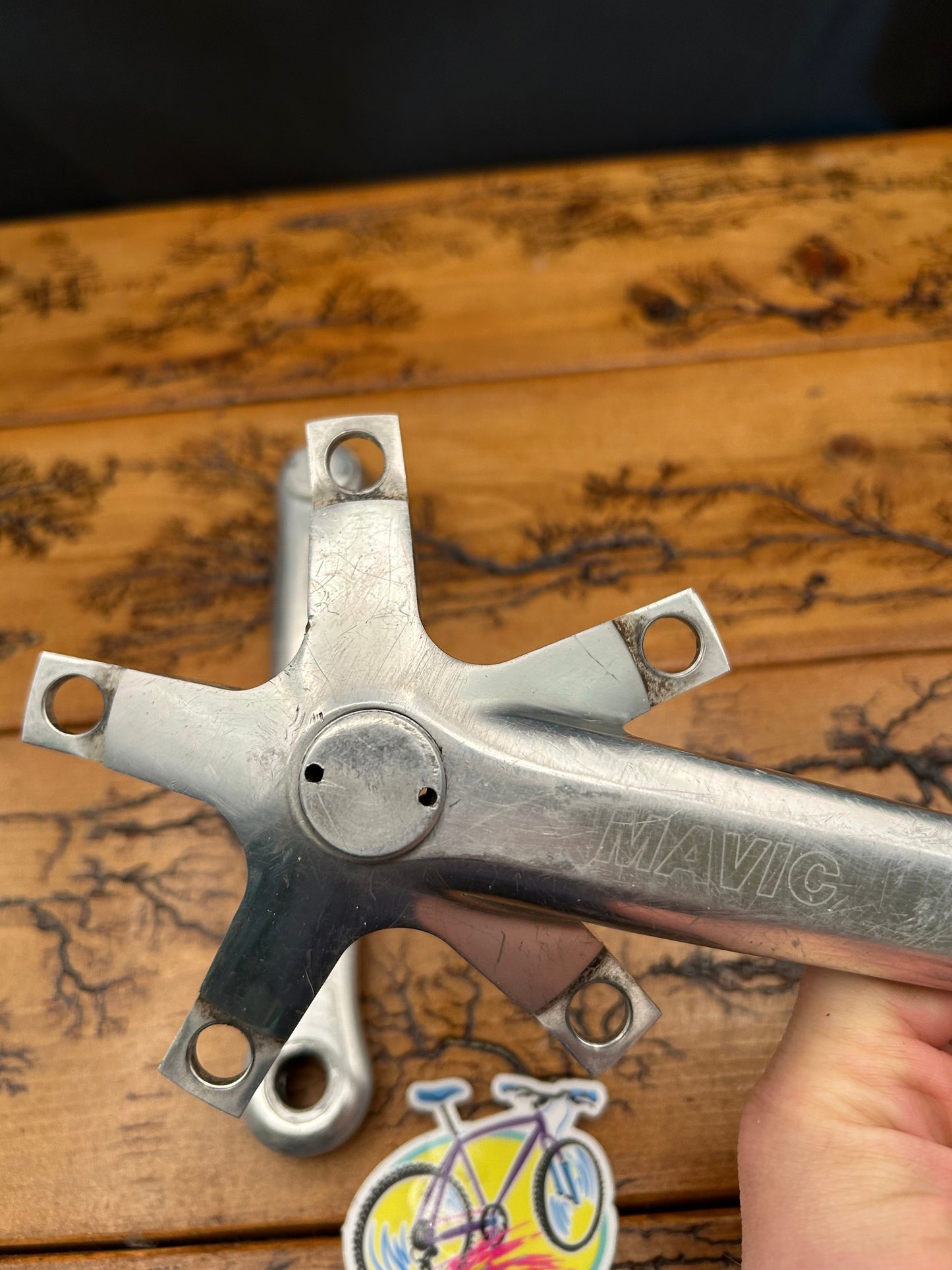 Mavic 637 MTB 110/74 BCD 180mm Square Taper Crankset