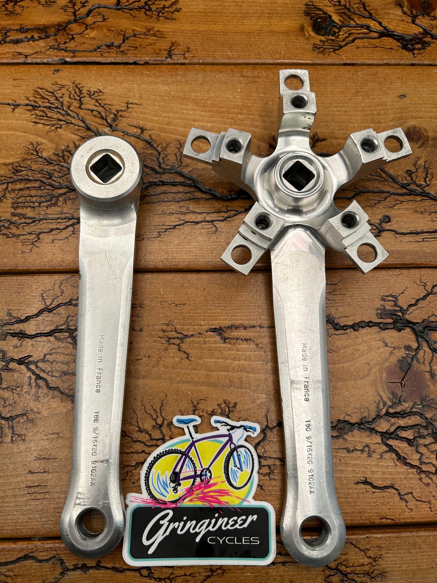 Mavic 637 MTB 110/74 BCD 180mm Square Taper Crankset