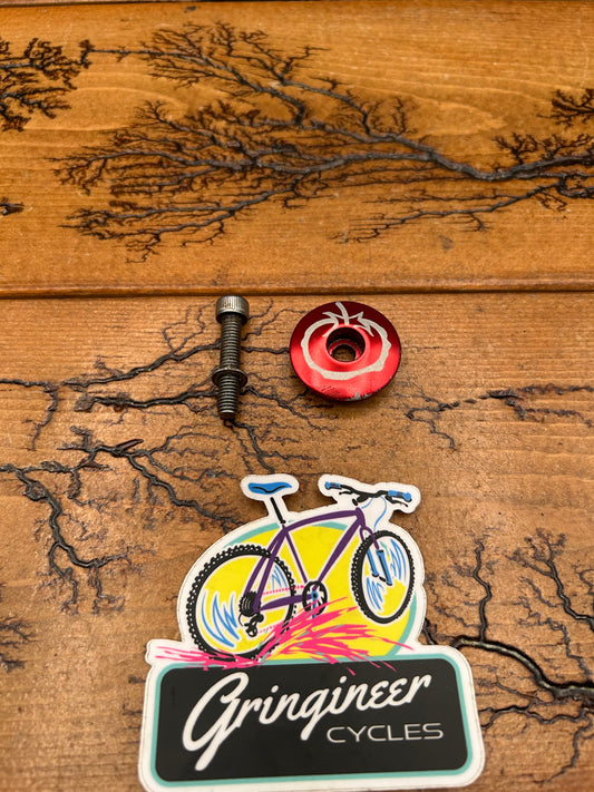 Schwinn Homegrown Red Tomato Top Cap and Bolt