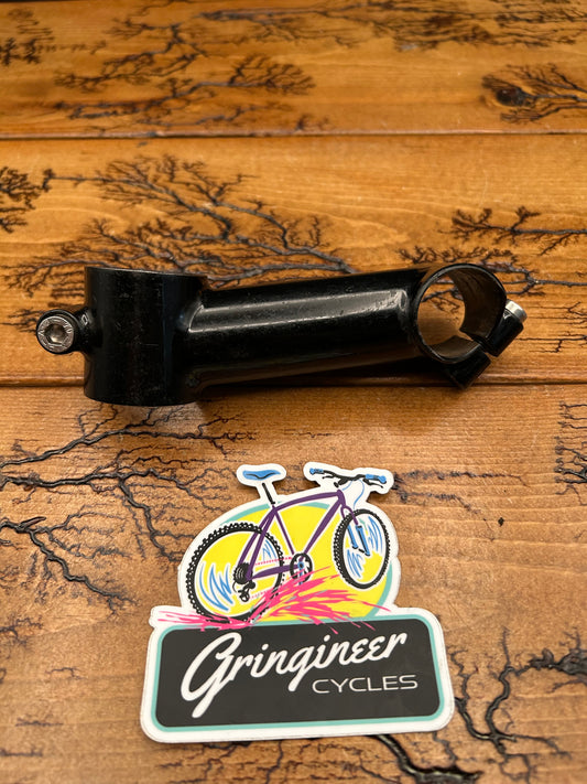 Steel 90mm 10 Degree 25.4mm Black 1 1/4 Inch Threadless Stem