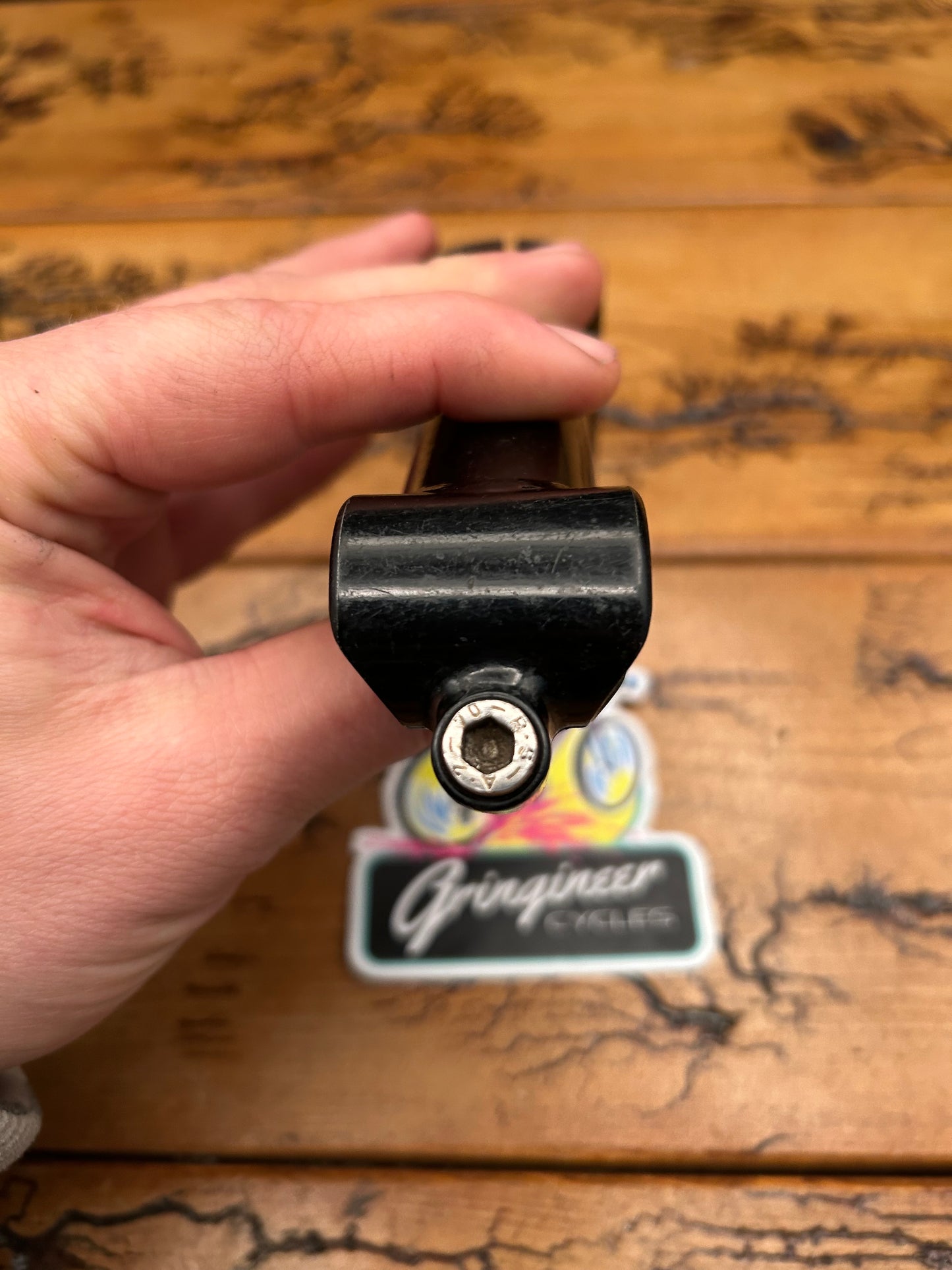 Steel 90mm 10 Degree 25.4mm Black 1 1/4 Inch Threadless Stem