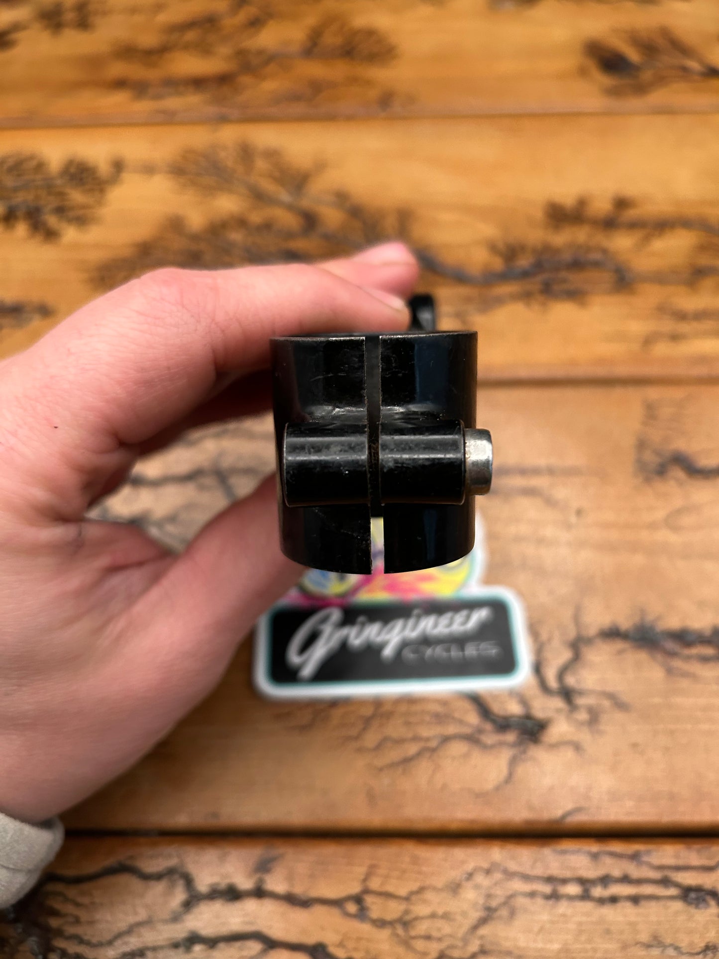 Steel 90mm 10 Degree 25.4mm Black 1 1/4 Inch Threadless Stem