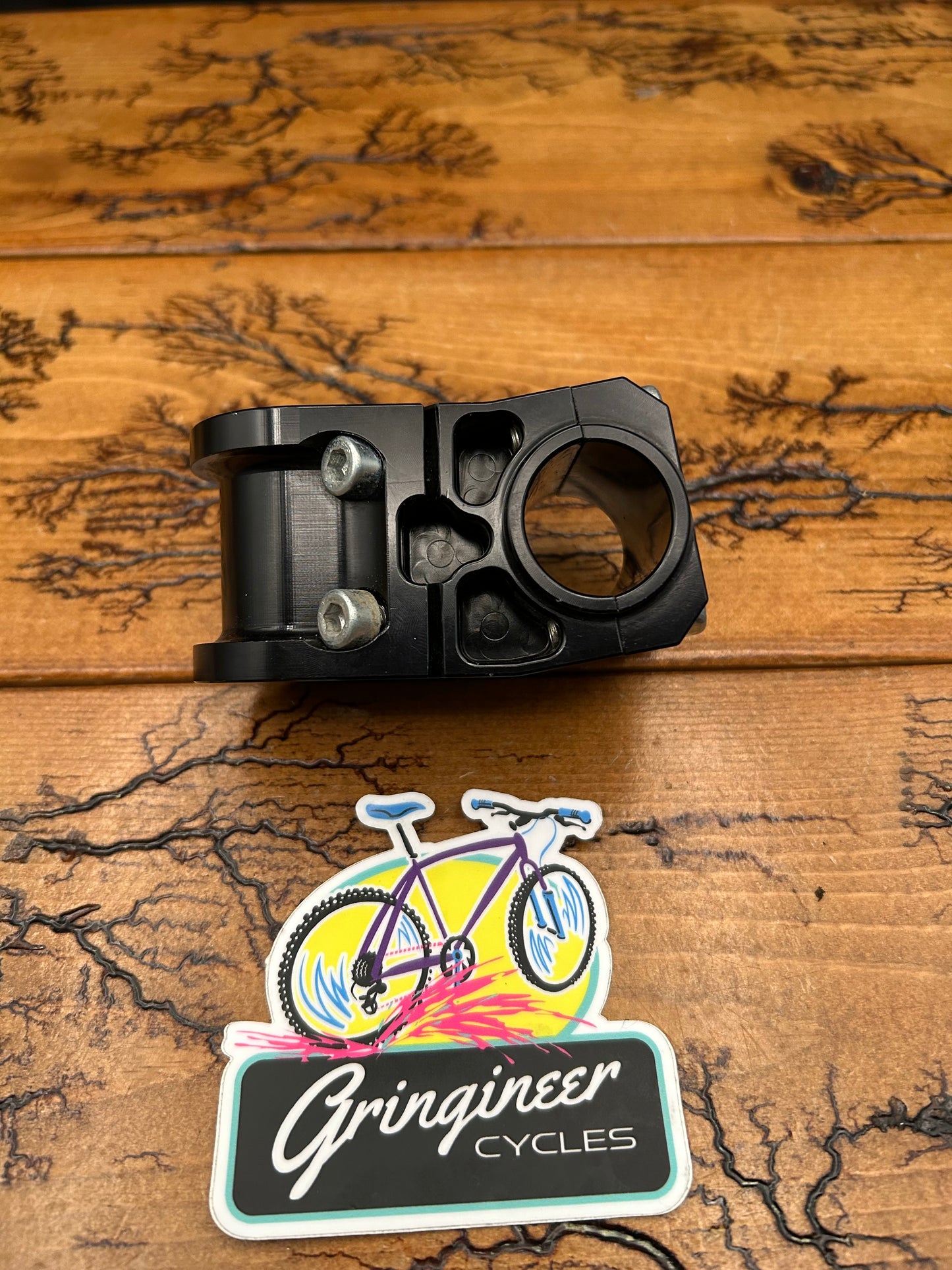Azonci Shorty Deluxe 50mm Black 25.4mm 1 1/8 Inch Threadless Stem