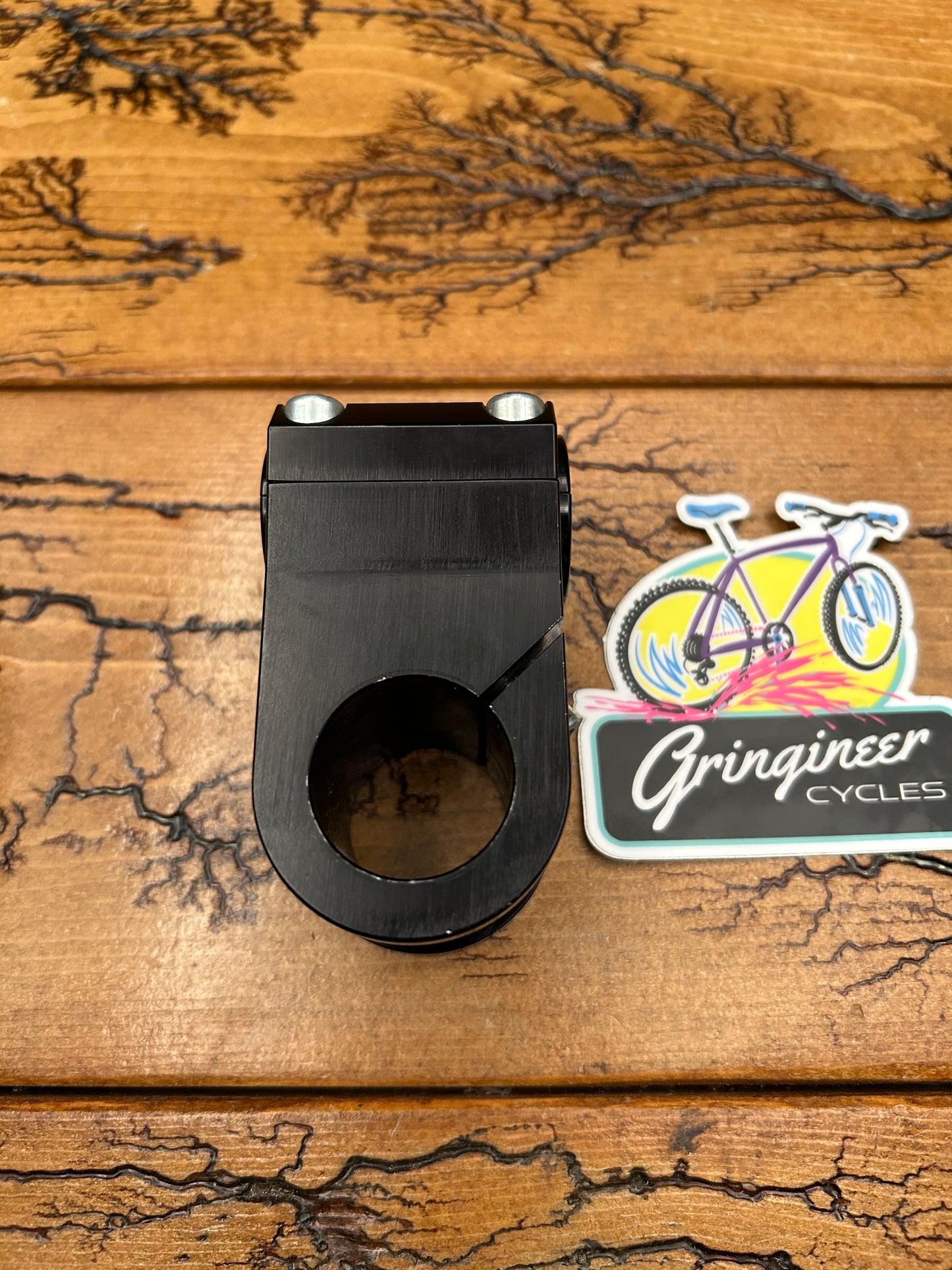 Azonci Shorty Deluxe 50mm Black 25.4mm 1 1/8 Inch Threadless Stem