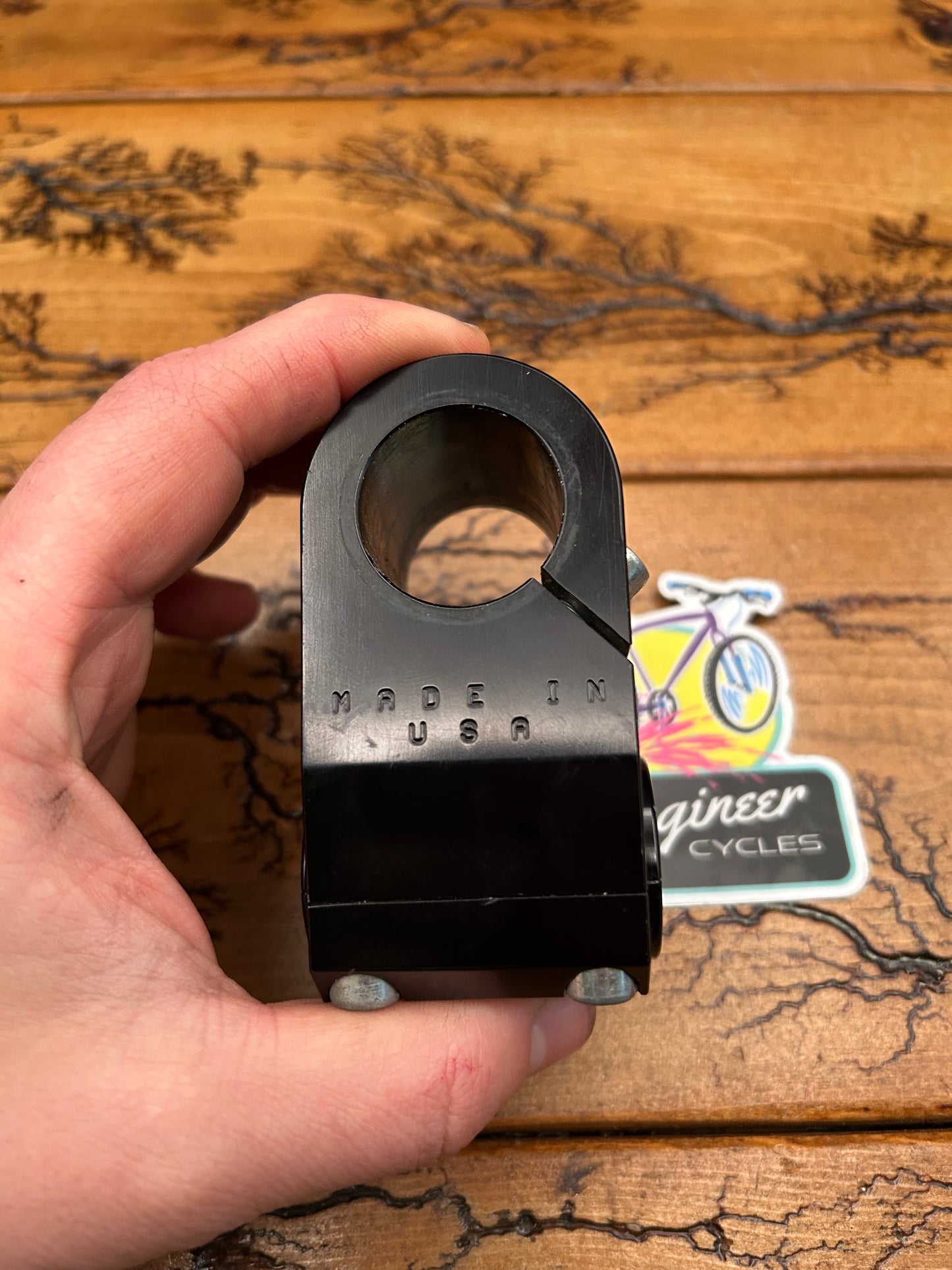 Azonci Shorty Deluxe 50mm Black 25.4mm 1 1/8 Inch Threadless Stem