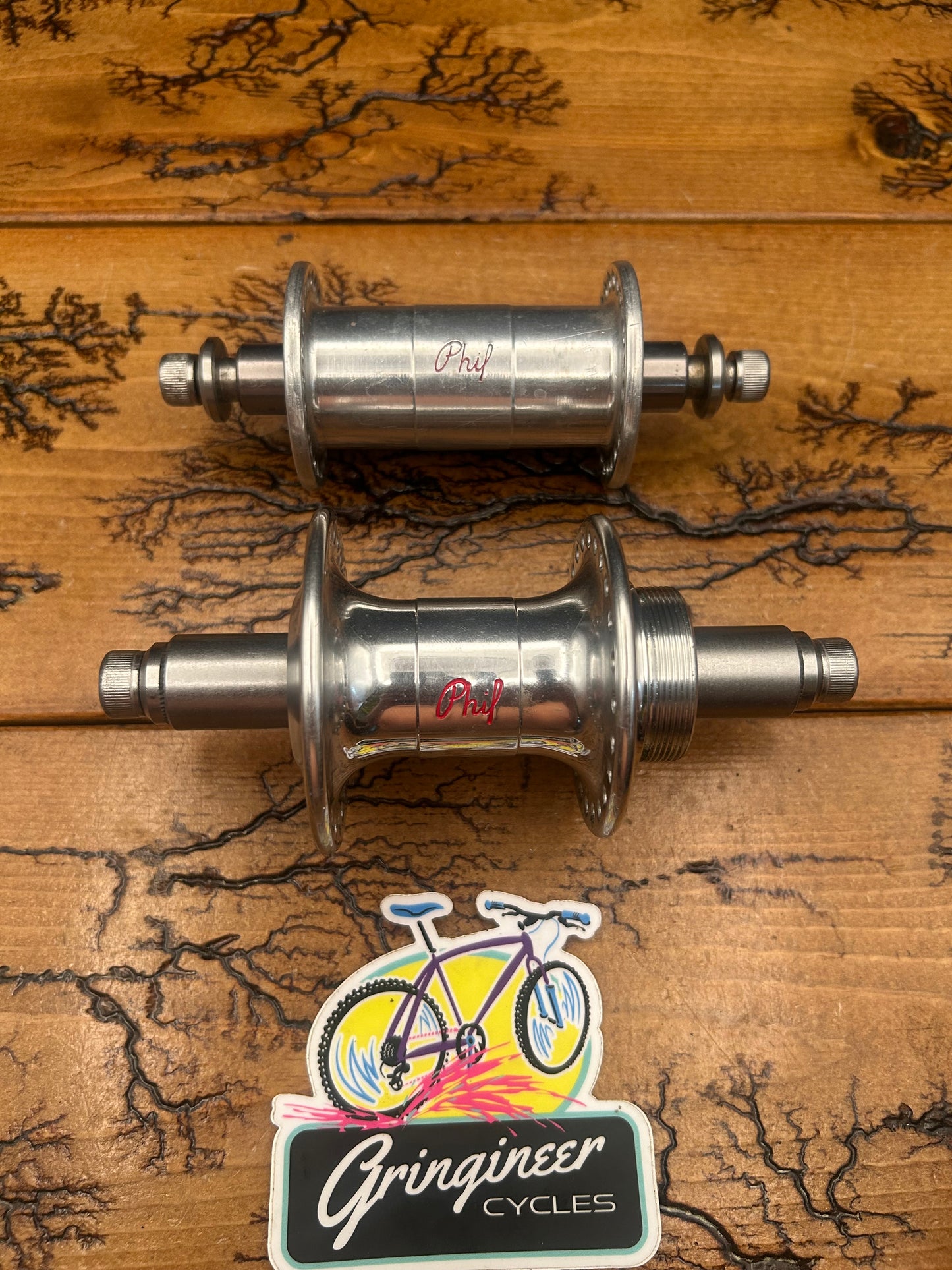 Phil Wood 100/120mm 48 Hole Bolt On Hub Set