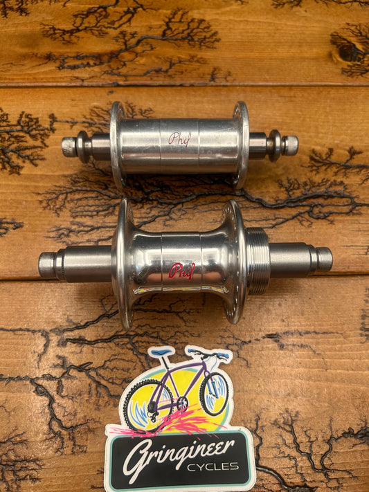 Phil Wood 100/120mm 48 Hole Bolt On Hub Set