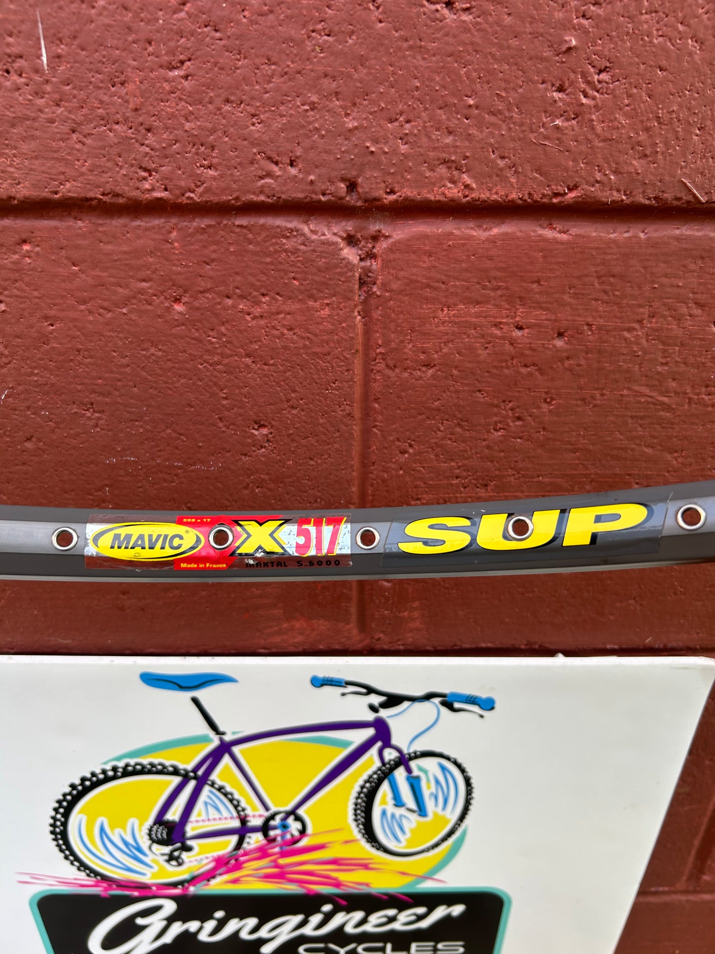 Mavic X517 SUP 36 Hole Gray 26 Inch Rim