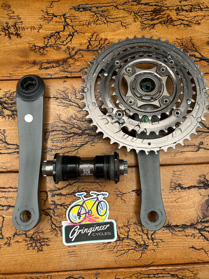 Shimano XTR FC-M951 46/34/24 175mm Crankset With XTR BR-M950 Bottom Bracket