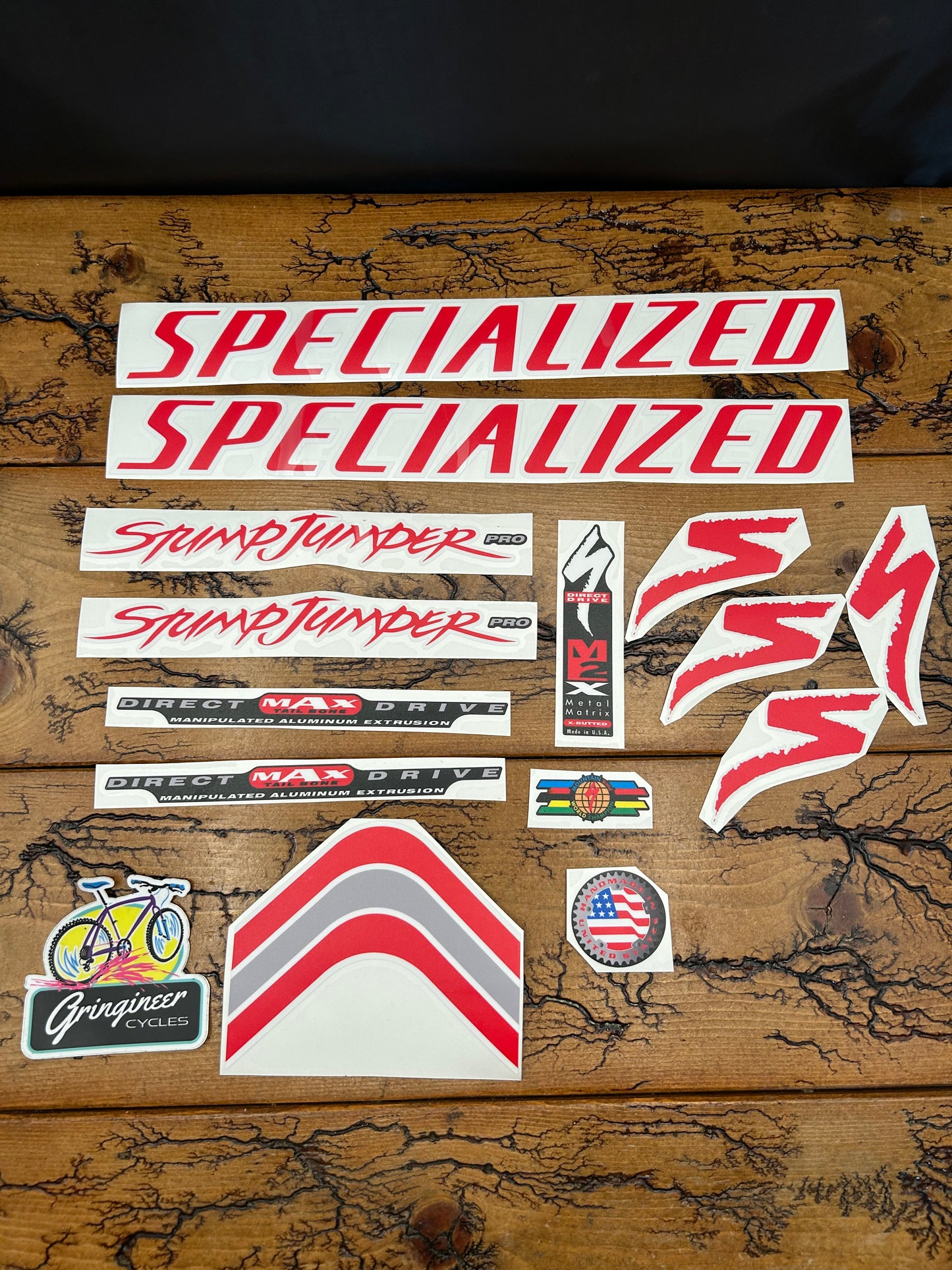 Bike Decal Replace 1999 Specialized Stumpjumper Pro Decal Kit