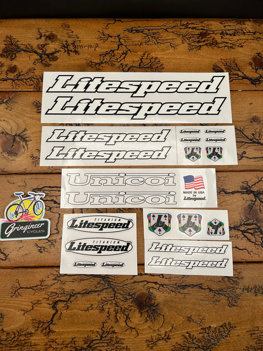 Litespeed Unicoi Decal Set