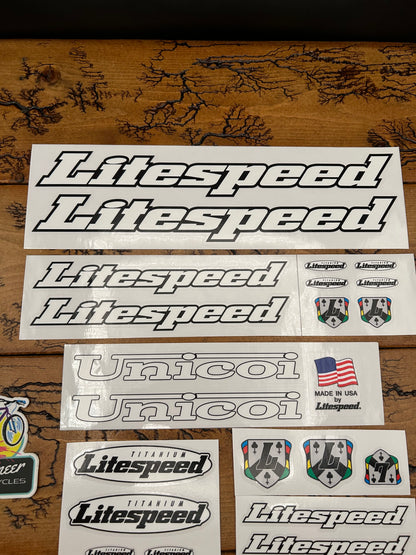 Litespeed Unicoi Decal Set