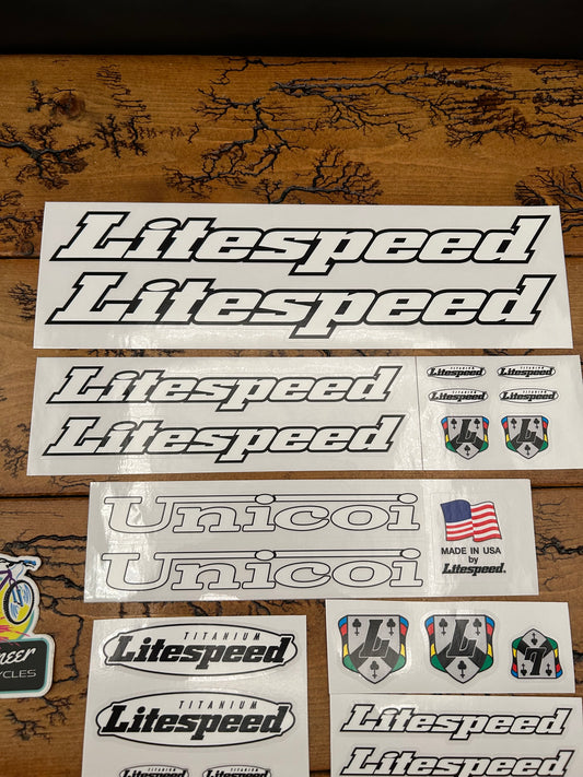 Litespeed Unicoi Decal Set