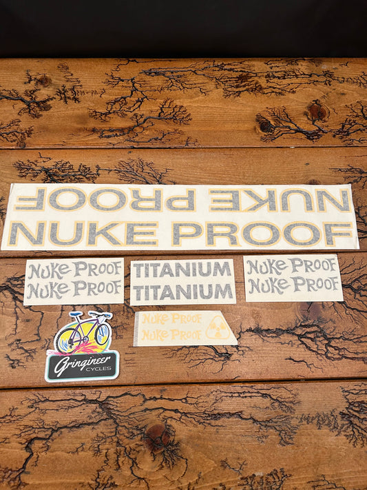 Retro Decals Nukeproof Decal Set