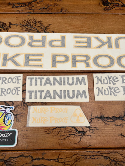 Retro Decals Nukeproof Decal Set