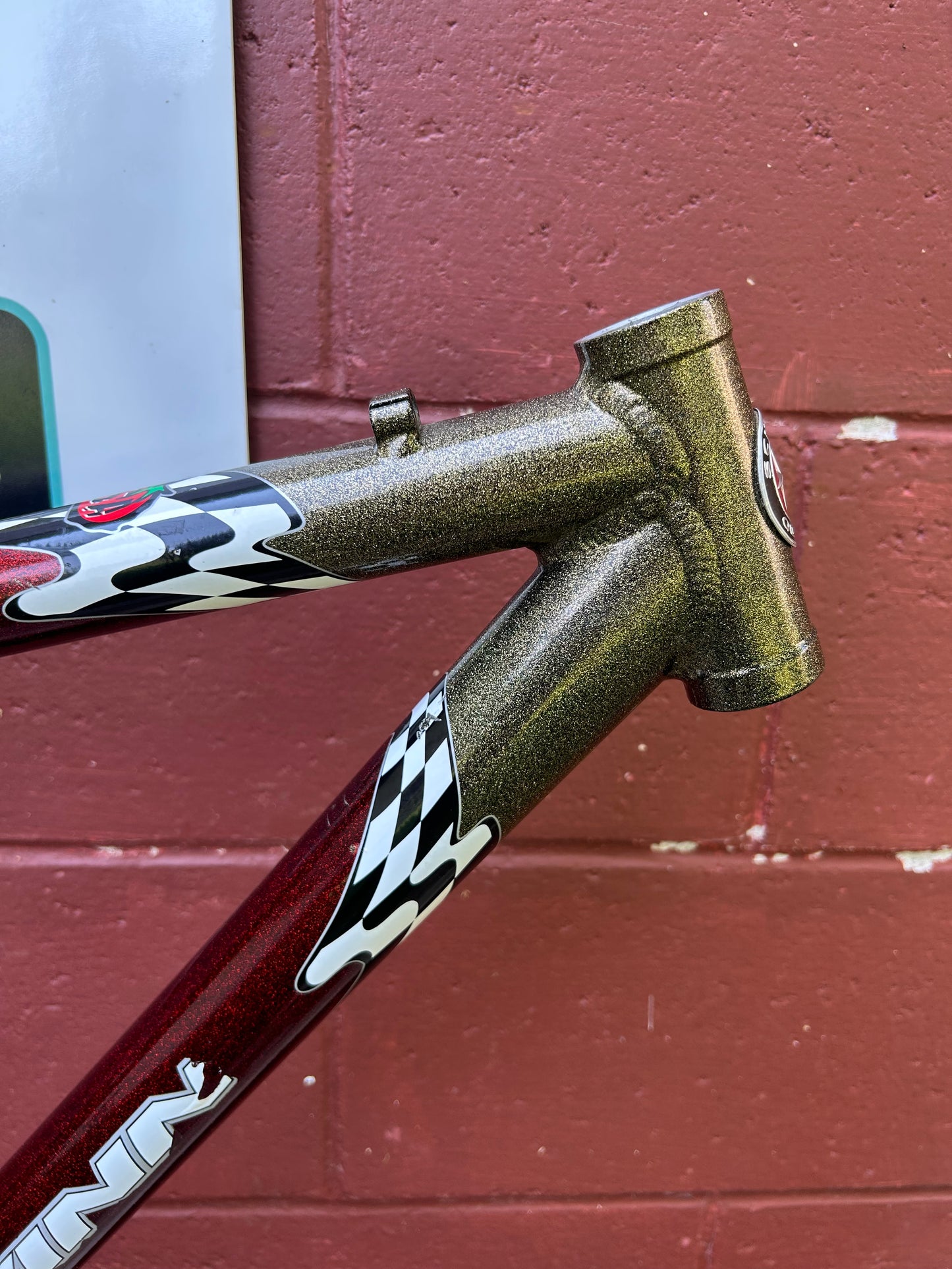 1998 19" Schwinn Homegrown Factory Red Bass Boat Frame
