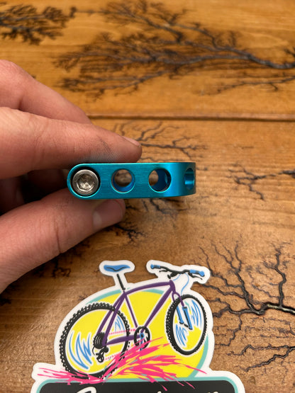 Ringle Holey Turquoise 34.9mm Seatpost Collar