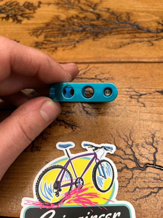 Ringle Holey Turquoise 34.9mm Seatpost Collar