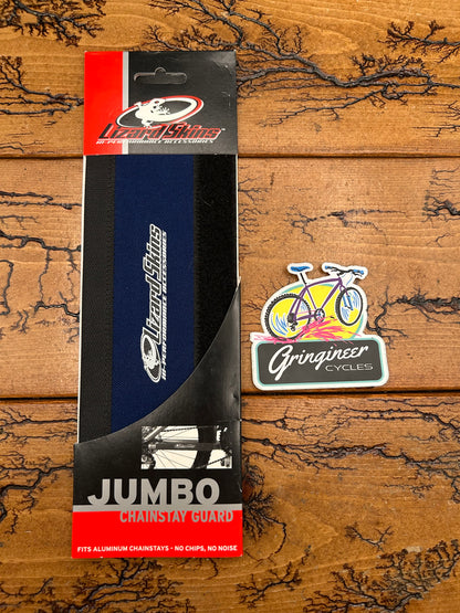 Lizard Skins Jumbo Blue Neoprene Chainstay Protector New